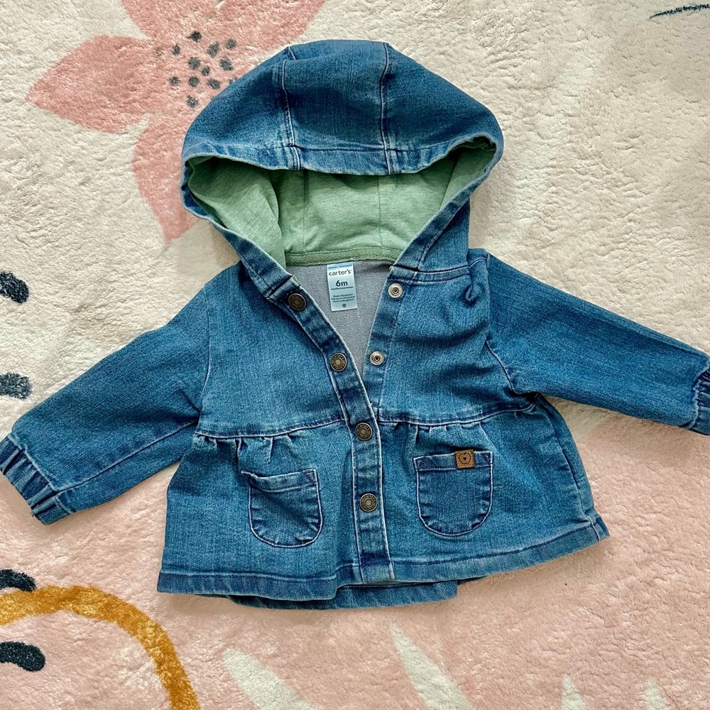 Carter’s Baby Denim Jacket with Hood